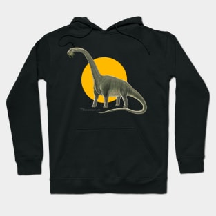 Titanosaurus Cut Out (with Orange Disc) Hoodie